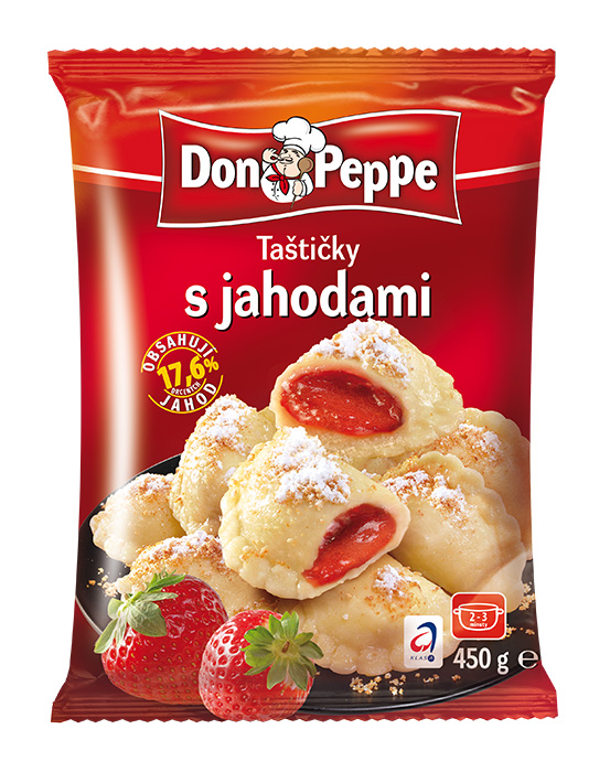 Don Peppe Taštičky s jahodami