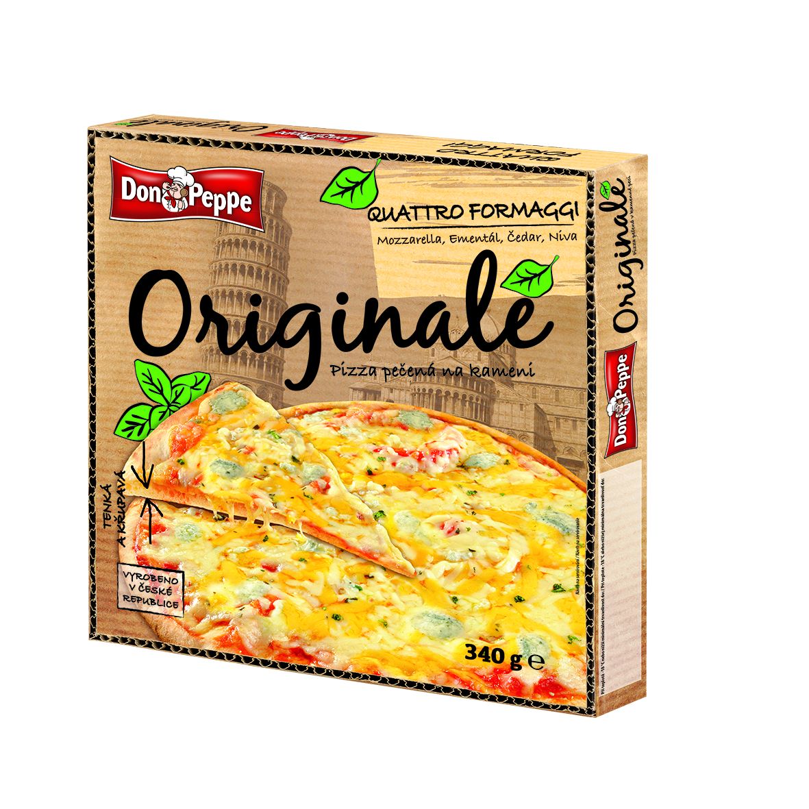 Don Peppe Originale pizza Quattro Formaggi 340 g